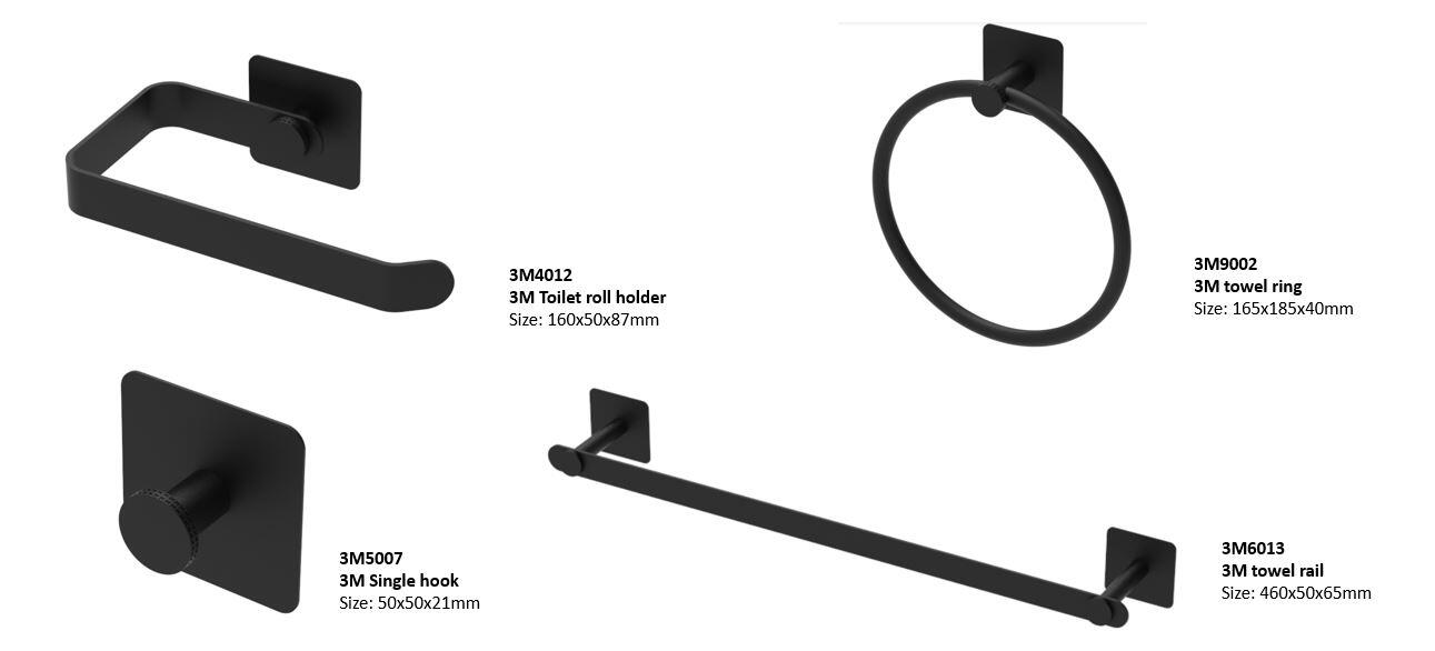 3M self-adhesive bathroom accessories- high trend and creative innovations  for bathroom and washroom